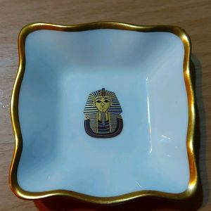 Coalport Egyptian Pharaoh Bone China Trinket Dish